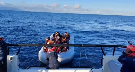 Çeşme'de düzensiz göçmen operasyonu!