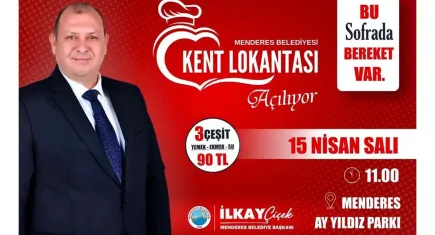 Menderes'te Kent Lokantası için geri sayım başladı