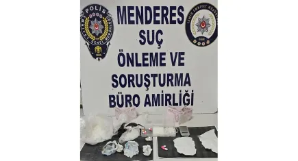 İzmir haber: Menderes’te zehir taciri 8 şüpheli yakalandı