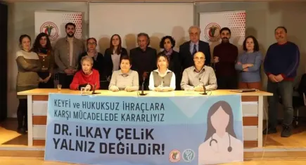Hekimlerden Dr. İlkay Çelik’e destek: Yalnız değildir 