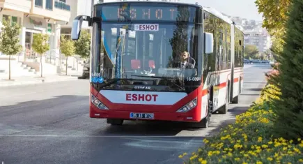 Karayolu çalışmaları nedeniyle ESHOT o hattın yolunu değiştirdi