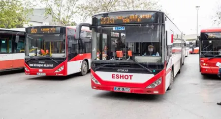 Doğal gaz çalışması ESHOT’un hatlarını etkiledi