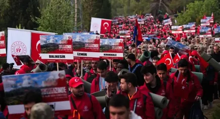 Gelibolu’da 57. Alay Vefa Yürüyüşü