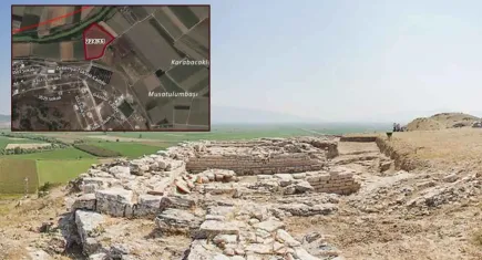O belediyenin mülkünde sit alanı tescil edildi