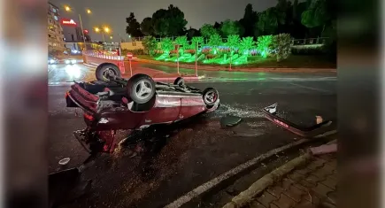 İzmir haber: Bornova'daki kazada 4 kişi yaralandı