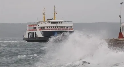 Feribot seferleri iptal edildi: İstanbul, Balıkesir, Bursa...
