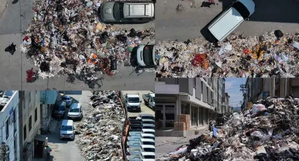 İzmir'de Ayakkabıcılar Sitesinde oluşan çöp yığınlarından esnaf şikayetçi