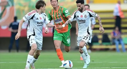 Beşiktaş Alanya'da 1-1 beraberlik aldı