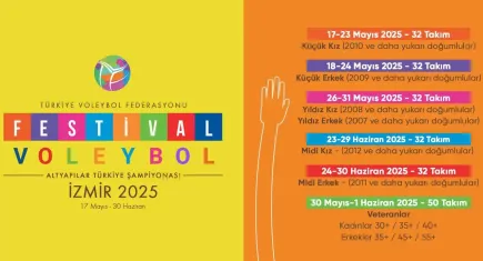Festival voleybol İzmir’de başladı 
