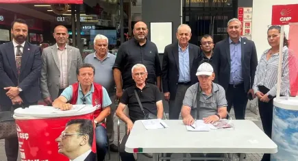 Nalbantoğlu miting için sahada