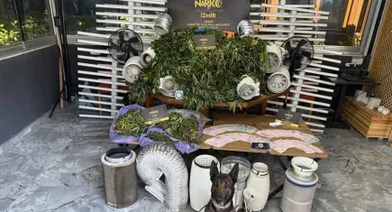 İzmir haber: Seferihisar'da villada uyuşturucu imal eden şüpheli tutuklandı