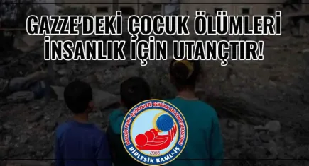 Birleşik Kamu-İş Konfederasyonu İzmir İl Başkanı Barış Düdü’den Gazze mesajı 
