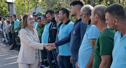 Başkan Mutlu’dan bayram ziyareti: Yaptığınız güzel işler için teşekkür ediyorum
