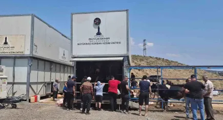 İzmir Büyükşehir Belediyesi’nden bayramda güvenli ve hijyenik kurban kesimi hizmeti