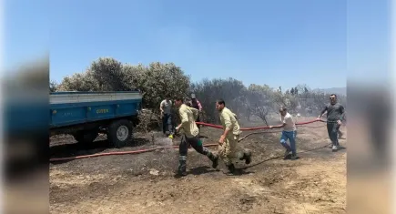 İzmir haber: Kemalpaşa'da yangın