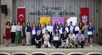 Konak’ın Kadın CNC operatörleri sertifikalarını aldı