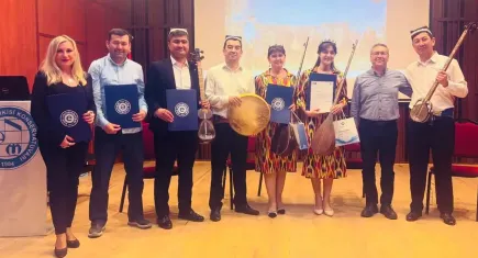 EÜ'de Özbek Makam Müziği yankılandı