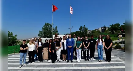 Başkan Eşki öğrencilere Kıbrıs Barış Harekâtını anlattı 