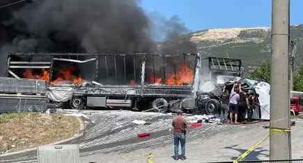 Bilecik’te tır kazası: 1 ölü, 2 yaralı