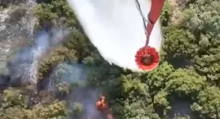Balıkesir’deki yangına müdahale ikinci günde de devam ediyor