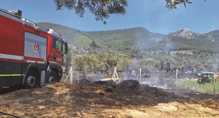 İzmir İtfaiyesi'nden Torbalı, Kınık ve Menderes’teki yangınlara müdahale