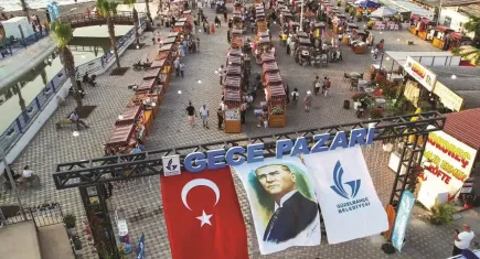 Güzelbahçe Gece Pazarı yenilendi