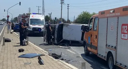 Aydın-Denizli kara yolunda zincirleme kaza: 4 kişi yaralandı