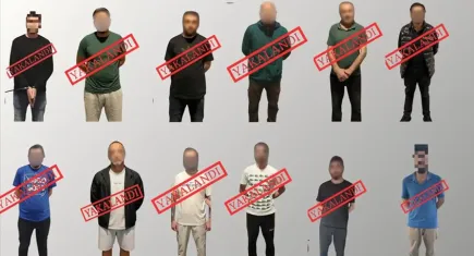 Kırmızı bülten ve ulusal seviyede aranan 12 kişi Türkiye'ye getirildi