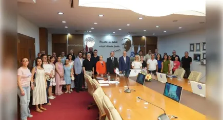 Ege Üniversitesi'nde yeni akademik yıl için ortak akıl zamanı: Rektör Budak fakültelerle bir araya geldi