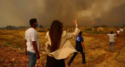 Başkan Denizli: Tüm gücümüzle yangınla mücadelemizi sürdürüyoruz
