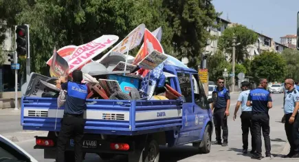Karşıyaka’da kaldırım işgaline 600 bin lirayı aşkın ceza