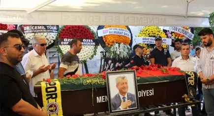 Şahin Menemen’de son yolculuğuna uğurlandı