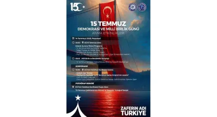 Ege Üniversitesinde 15 Temmuz anması 