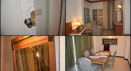 Erdoğan’a suikast sirişiminin izlerini taşıyan otel ilk kez görüntülendi
