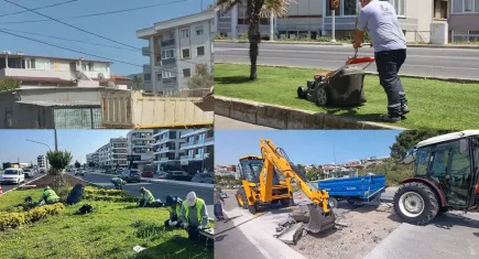 Güzelbahçe Belediyesi’nden yoğun hizmet atağı