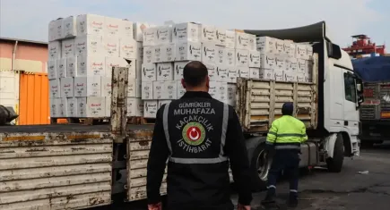 Gümrükler kaçak sigaraya geçit vermedi: 451 milyon TL’lik operasyon