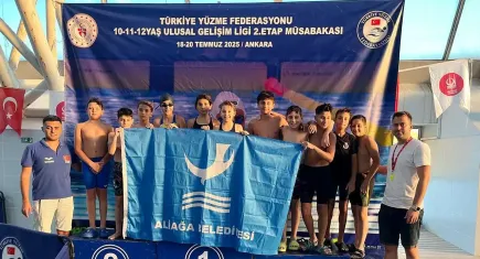 Aliağalı yüzücüler Ankara’da parladı