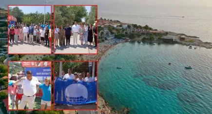 Seferihisar’ın Mavi Bayraklı Akkum Plajı’nda Çevre Şenliği coşkusu