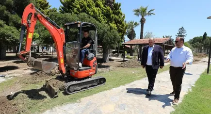 Sunal Tülbentçi Parkı yeni yüzüyle Mendereslilerin hizmetinde