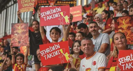 Göztepe’nin geleceği tribünde