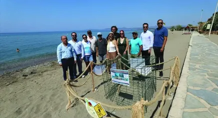 İzmir'de caretta caretta yumurtalarına koruma