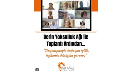 Günyüzü Derneği ile Derin Yoksulluk Ağı arasında dayanışma buluşması