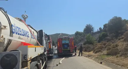 Güzelbahçe Belediyesi yangınla mücadele için su kaynaklarını seferber etti