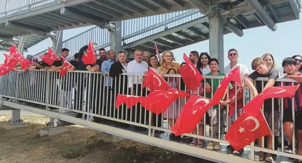 AK Partili Vekil Çankırı'dan minikler için üst geçit