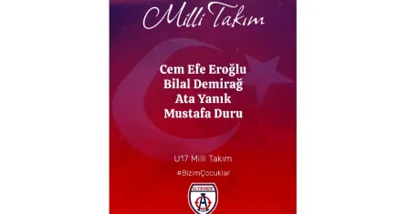 Altınordu’nun milli gururları U17 kadrosunda