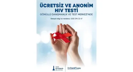 İzmir Büyükşehir Belediyesi’nden anonim ve ücretsiz HIV testi hizmeti