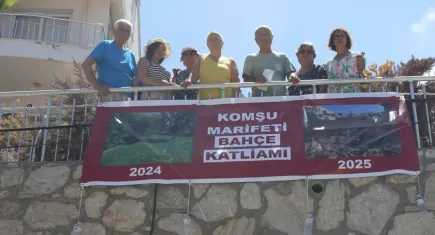 Muğla Datça’da ağaçlara asit döküldü iddiası: Demirci ailesinden suç duyurusu