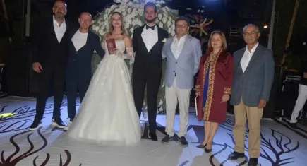 Yorulmaz ve Özseçkin ailelerinin mutlu günü 