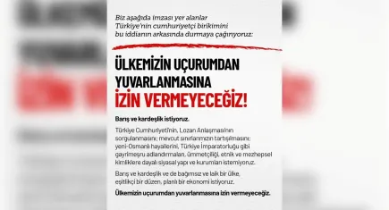 Cumhuriyetçi aydınlardan çağrı: Ülkemizin uçurumdan yuvarlanmasına izin vermeyeceğiz