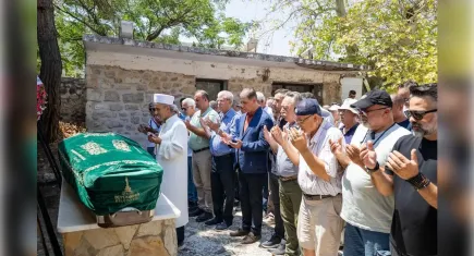 Tacettin Bayır’ın annesine son görev
